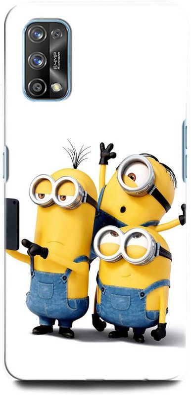INTELLIZE Back Cover for Realme 7 Pro RMX2170 MINIONS, FUNNYMINIONS, COMIC, MOVIE, CARTOON  (Multicolor, Hard Case, Pack of: 1)