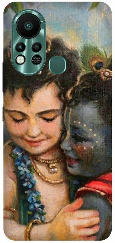 JUGGA Back Cover for Infinix Hot 11S, X6812, RADHA, KISHAN, KRISHAN, JI, KANHAIYA  (Multicolor, Hard Case, Pack of: 1)