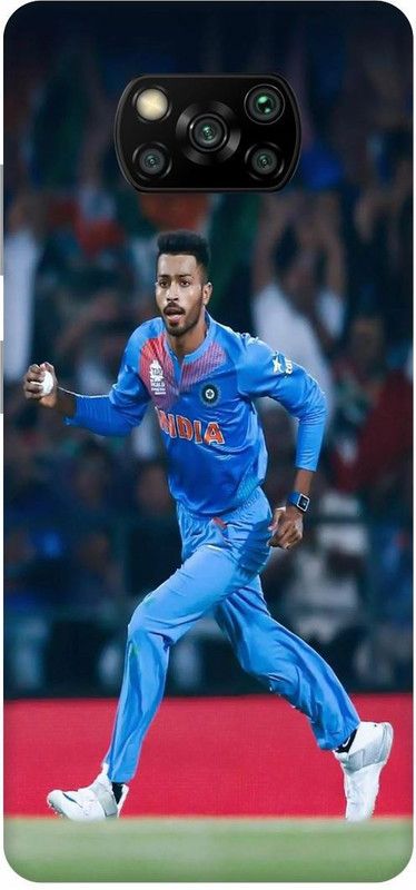 THESTONEWELL Back Cover for Poco X3 hardik pande kunal pande brothers indian cricketers  (Multicolor, Shock Proof, Pack of: 1)