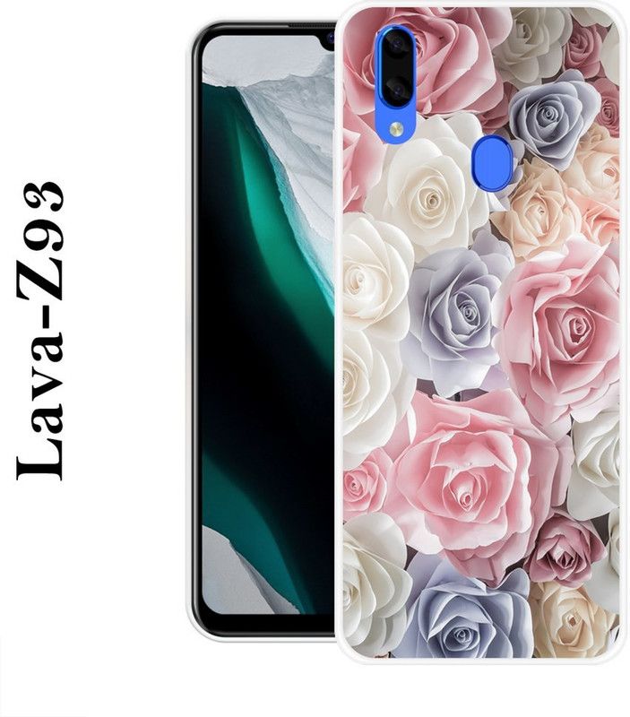 REDFLY Back Cover for Lava Z93  (Multicolor, Silicon)