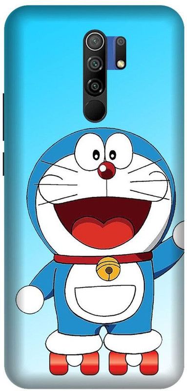 Yoprint Back Cover for Mi Poco M2 Doreamon Printed back Cover  (Multicolor, Hard Case, Pack of: 1)
