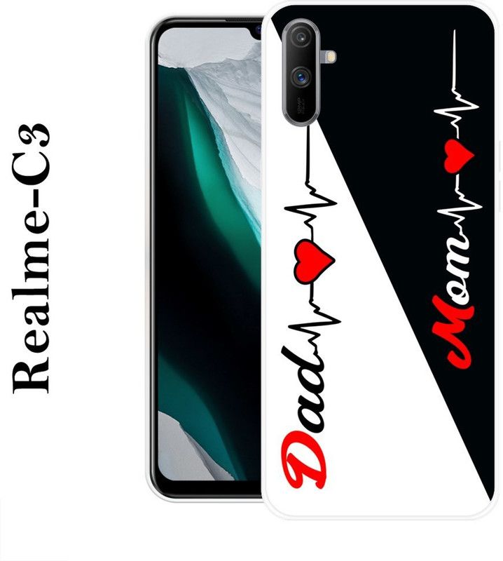 Sswastik Back Cover for Realme C3  (Multicolor, Grip Case, Silicon)