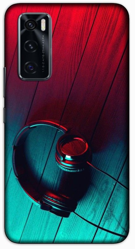 CROKIAN Back Cover for ViVO V20 SE headphone Back Cover  (Multicolor, Hard Case, Pack of: 1)