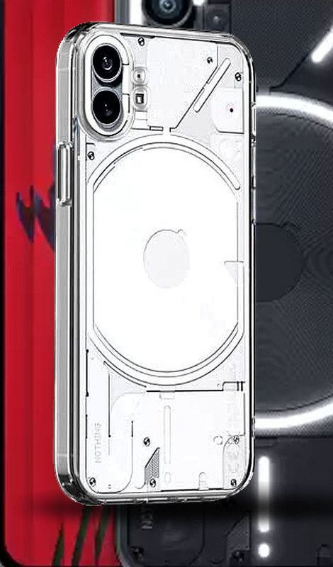 Winble Back Cover for Nothing Phone 1  (Transparent, Camera Bump Protector, Silicon, Pack of: 1)