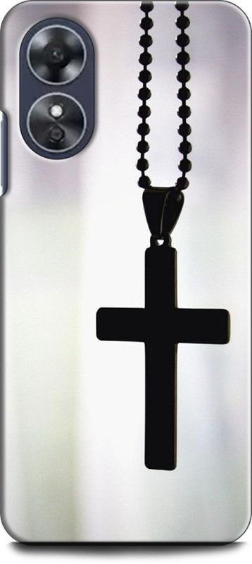 WallCraft Back Cover for OPPO A17, CPH2477 JESUS, CRIST, JESUS SAVES CROSS, GOD, LORD  (Multicolor, Dual Protection, Pack of: 1)
