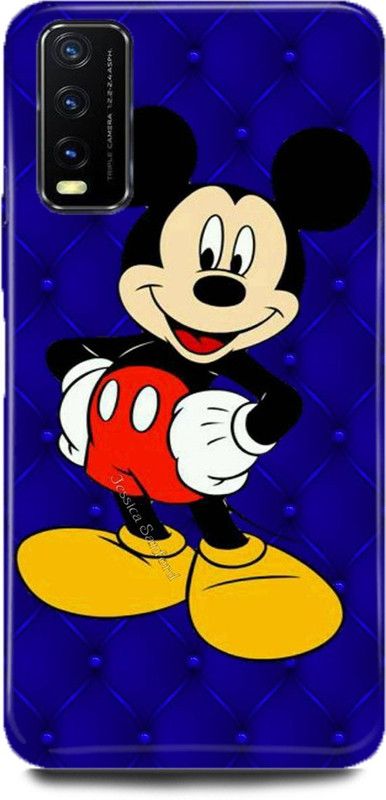 FUGGA Back Cover for Vivo Y12s, V2033, MICKEY, MOUSE, ART, CARTOON, TEDDY, DOLL  (Multicolor, Hard Case, Pack of: 1)