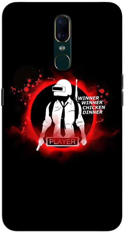 CROKIAN Back Cover for Oppo F11 Pubg player Back Cover  (Multicolor, Hard Case, Pack of: 1)
