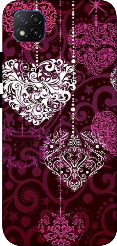 A1 Prints Back Cover for Xiaomi Poco C3  (Red, Hard Case, Pack of: 1)
