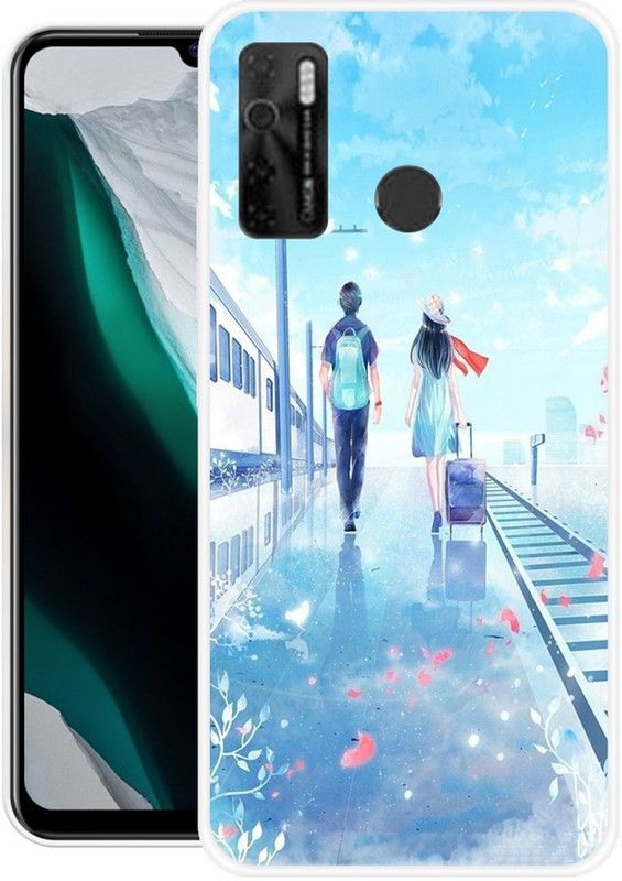 Sswastik Back Cover for Tecno Spark 5, Tecno Spark 5 Pro, Tecno Camon 15  (Blue, Grip Case, Silicon)