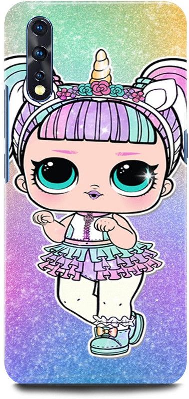 JUGGA Back Cover for Vivo S1, 1907, UNICORN, LOL, DOLL, TEDDY  (Multicolor, Hard Case, Pack of: 1)