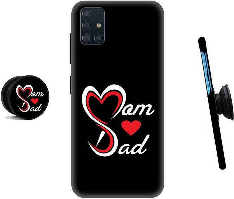 SPBR Back Cover for Samsung Galaxy A71  (Black, White, Cases with Holder)
