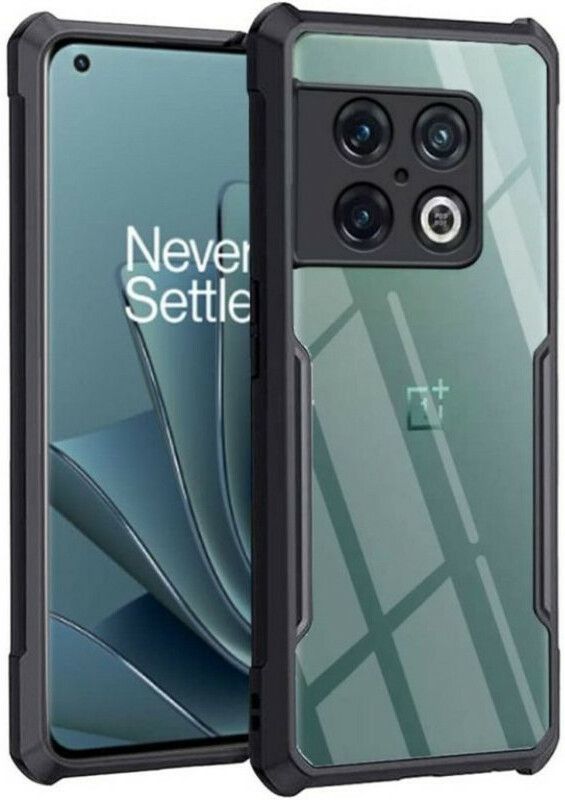 Mascot Max Back Cover for OnePlus 10 Pro 5G  (Transparent, Grip Case, Silicon, Pack of: 1)
