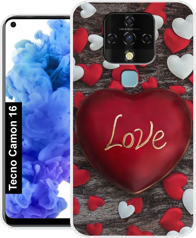 Tokito Back Cover for Tecno Camon 16 Cases & Cover  (Multicolor, Grip Case, Silicon, Pack of: 1)