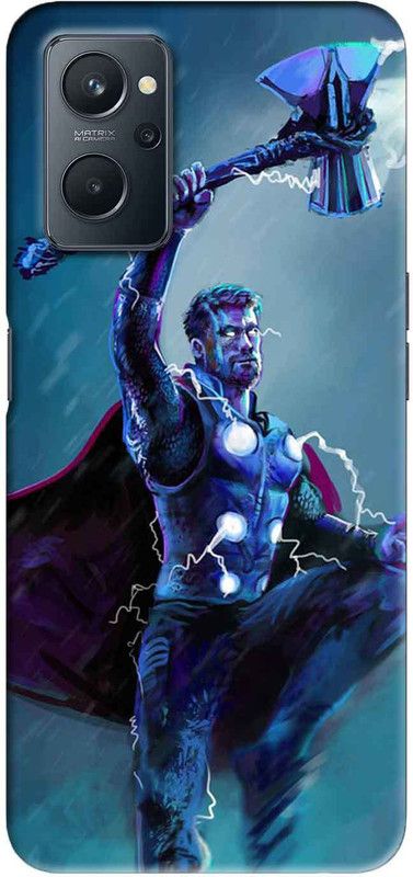 NDCOM Back Cover for Realme 9i Man With Axe Printed  (Multicolor, Hard Case, Pack of: 1)