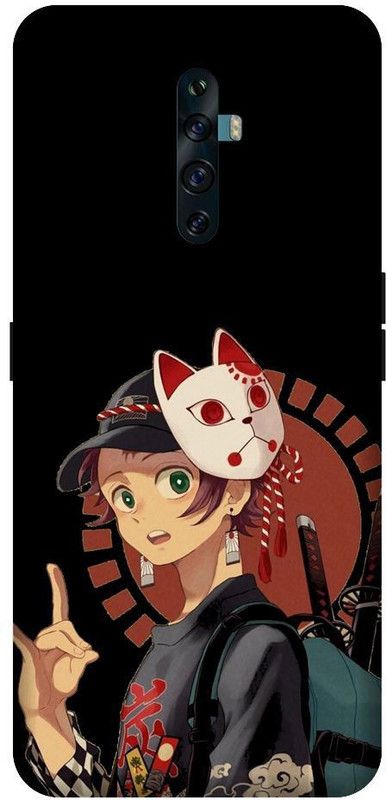 Vinsmoke Back Cover for Reno 2Z Demon Slayer, Tanjiro, Zenitsu, Nezuko, Anime  (Multicolor, Shock Proof, Pack of: 1)