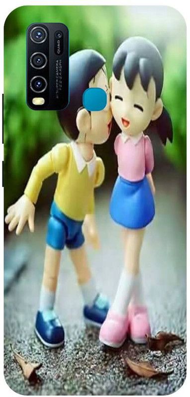THE NARAYANA COLLECTIONS Back Cover for VIVO Y50- 1935-NOBITA,SHIZUKA,DORAEMON,LOVE,CARTOON  (Multicolor, Hard Case, Pack of: 1)
