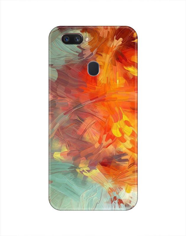 Smutty Back Cover for Oppo A5, CPH1809 - Paint Canvas Print  (Multicolor, Hard Case, Pack of: 1)