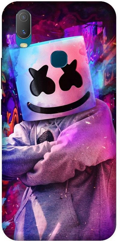 URCHIN Back Cover for Vivo U10 Marshmello, EDM, DJ, Famious, marshmello, singer  (Multicolor, Shock Proof, Pack of: 1)