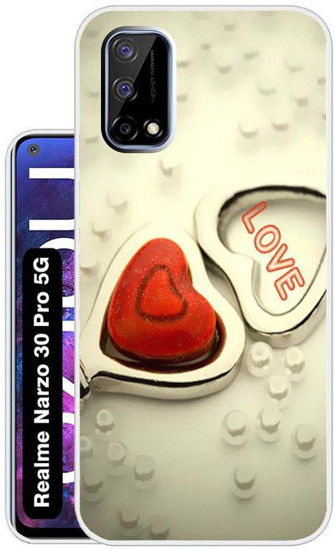 Flipkart SmartBuy Back Cover for Realme Narzo 30 Pro 5G  (White, Dual Protection, Silicon, Pack of: 1)