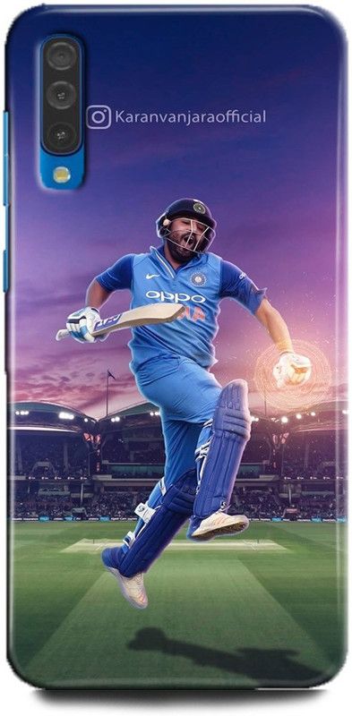 FIKORA Back Cover for Mi A3/mzb7974in ROHIT SHARMA PRINTED  (Multicolor, Hard Case, Pack of: 1)