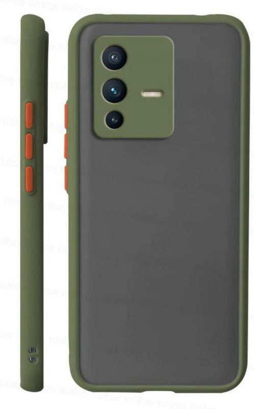 Gorilion Back Cover for Vivo V23 Pro 5G  (Green, Camera Bump Protector, Pack of: 1)