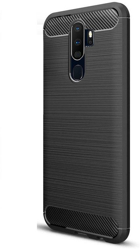 Flipkart SmartBuy Back Cover for Oppo A9 2020  (Black, Flexible, Pack of: 1)