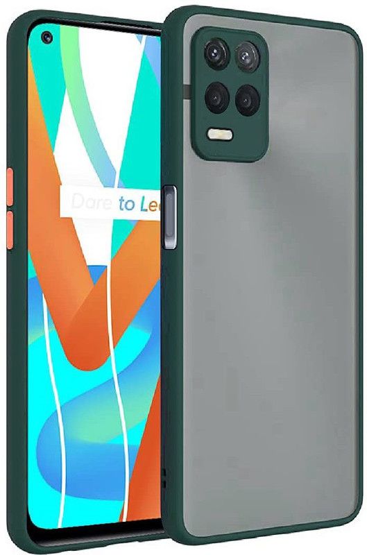 CaseWEB Back Cover for Realme 9 5G  (Green, Shock Proof, Pack of: 1)