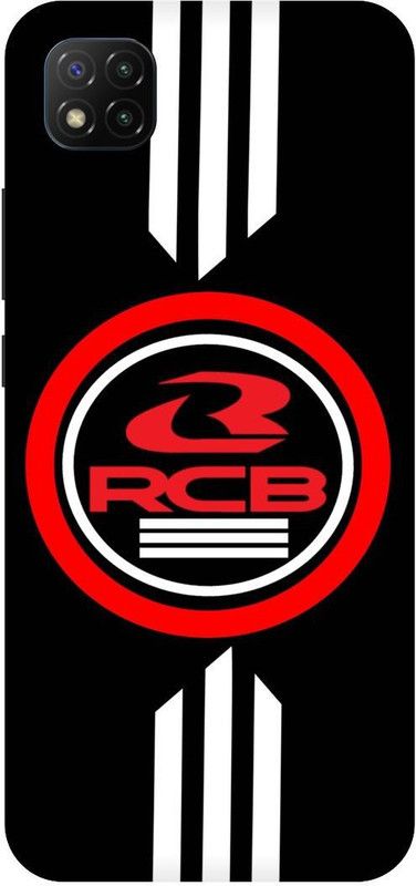 THE NARAYANA COLLECTIONS Back Cover for POCO C3-RCB,LOGO,ROYAL,ENFILED,BIKE,BULLET  (Multicolor, Hard Case, Pack of: 1)