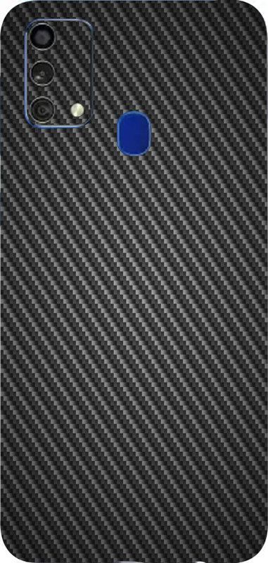 AsSkin Samsung Galaxy F41 Mobile Skin  (Ultra Super Black Carbon Fiber Matte Skin With High Gloss Finish).)