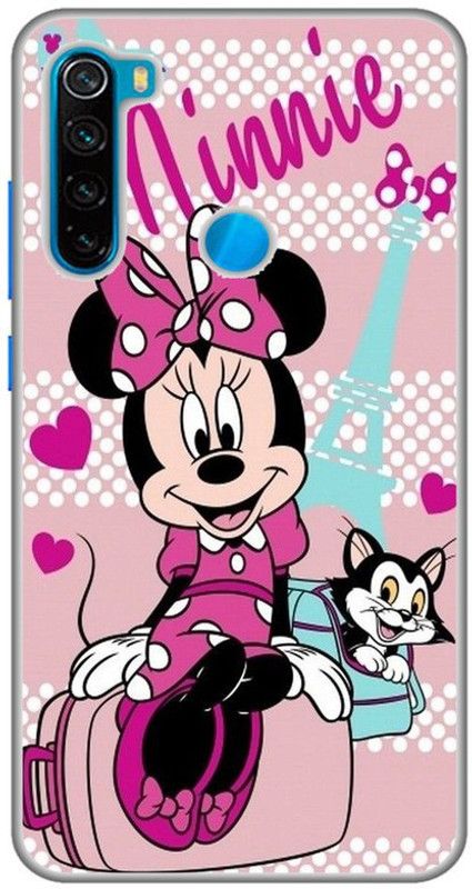 CROKIAN Back Cover for Redmi Note 8 Minnie mouse Back Cover  (Multicolor, Hard Case, Pack of: 1)