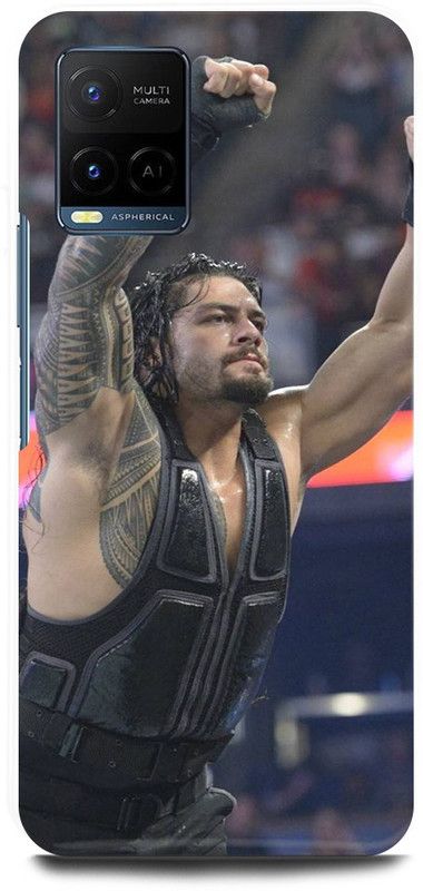 FIKORA Back Cover for Vivo Y21A, V2111, ROMAN, REIGNS, WWE, WRESTLER, WORKOUT  (Multicolor, Hard Case, Pack of: 1)
