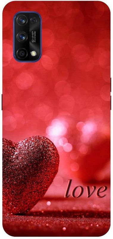 URCHIN Back Cover for Narzo 20Pro Heart, Love, Cute, Glitters, Love you  (Multicolor, Shock Proof, Pack of: 1)