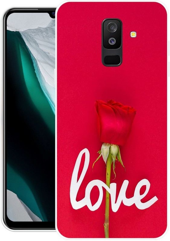 BLUEZAP Back Cover for Samsung Galaxy J8  (Red, Grip Case, Silicon, Pack of: 1)