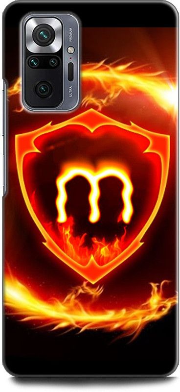 INDICRAFT Back Cover for REDMI Note 10 Pro  (Black, Orange, Dual Protection, Pack of: 1)