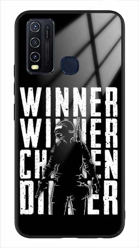 NDCOM Back Cover for Vivo Y30 Winner Printed Glass Case  (Multicolor, Grip Case, Pack of: 1)