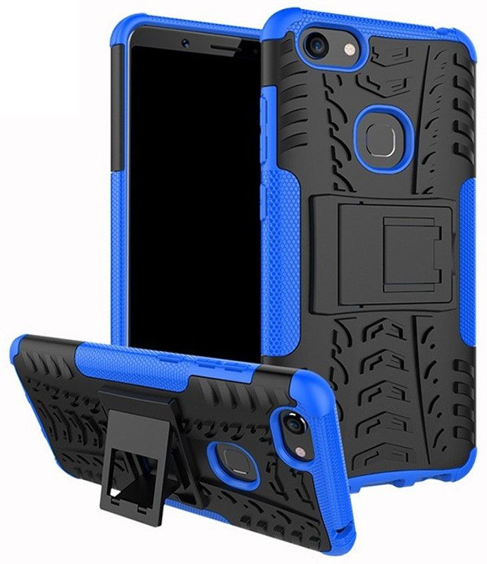 Elica Bumper Case for VIVO V7 Plus  (Blue, Rugged Armor, Pack of: 1)