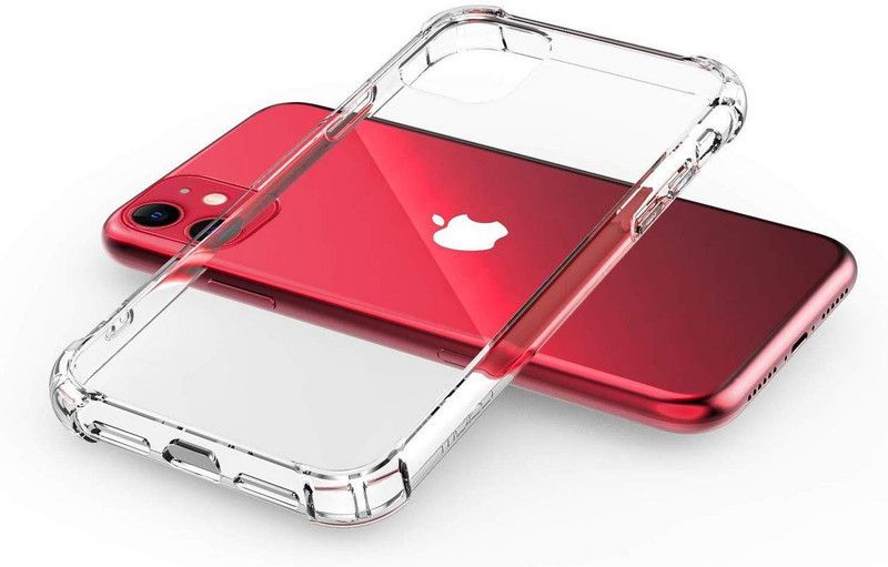 Elica Bumper Case for iPhone 11 6.1"  (Transparent, Shock Proof, Silicon, Pack of: 1)