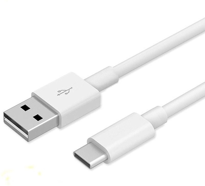 AMUNGUSS USB Type C Cable 1 m 3.1 Amp Original Fast Charging Cable USB Type C Cable || High Speed Data Transfer ( Support Fast Charging & Data Sync )  (Compatible with Vivo V19 / Vivo V19 256GB, White, One Cable)
