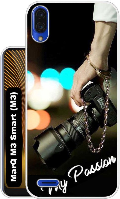 Case Club Back Cover for MarQ M3 Smart  (Black, Silicon, Pack of: 1)