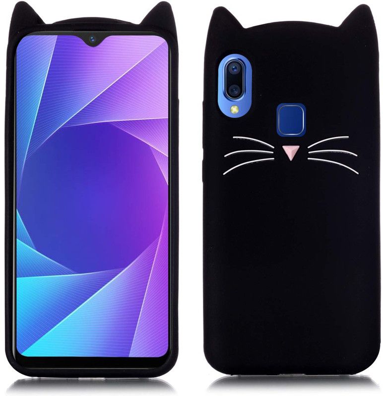 Dgeot Back Cover for Vivo Y91 (Ocean Blue, 32 GB) (2 GB RAM)  (Black, Grip Case, Pack of: 1)