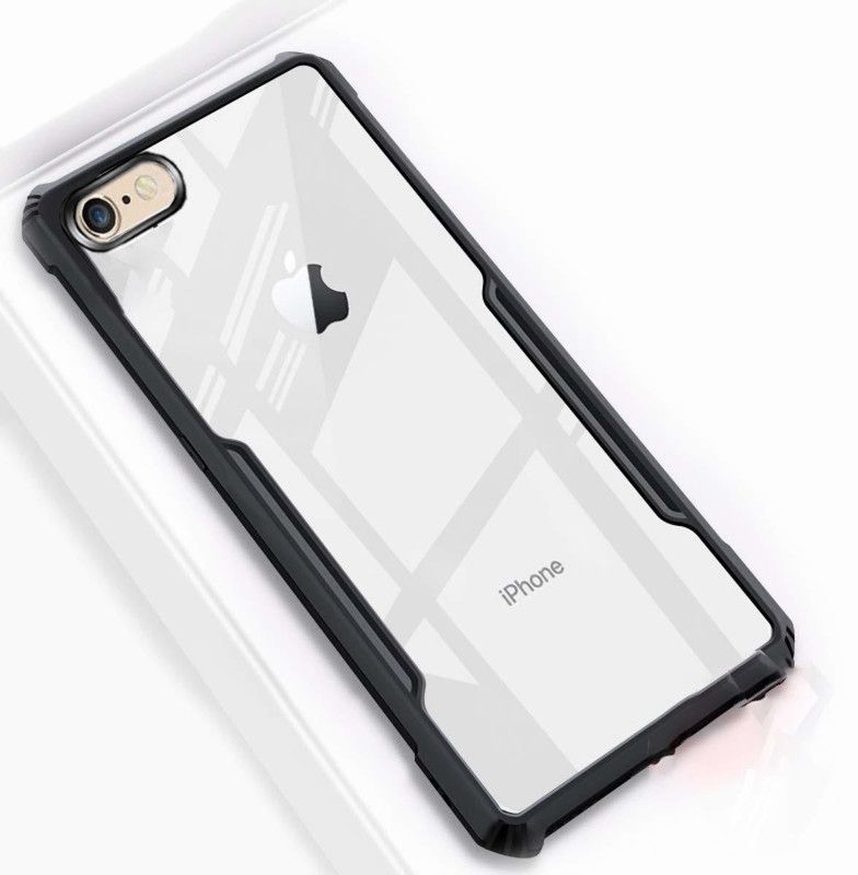 xykos Back Cover for Apple iPhone 5  (Black, Transparent, Shock Proof)