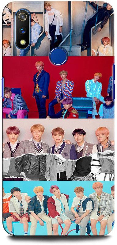 INTELLIZE Back Cover for Realme 3 RMX1825 BTS X ARMYJUNGSHOOK, KOREAN, HEARTBEAT, BTS, BEAT  (Multicolor, Hard Case, Pack of: 1)