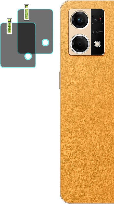 EJZAT Back Camera Lens Glass Protector for OPPO F21 Pro CAMERA tempered  (Pack of: 2)