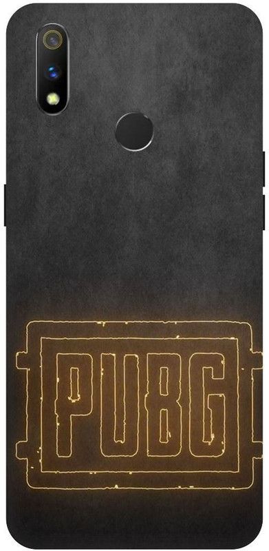 THE NARAYANA COLLECTIONS Back Cover for REALME 3 PRO- RMX1851-PUBG,SIGN,LOGO,FREE,FIRE  (Multicolor, Hard Case, Pack of: 1)
