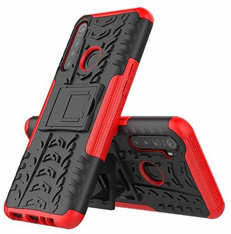 Tremolite Back Cover for Realme Narzo 10A  (Red, Black, Pack of: 1)
