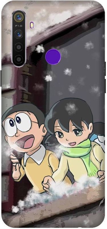 URCHIN Back Cover for Realme 5iNobita, Sizuka, Doraemon, Cartoon, cute, comic  (Multicolor, Shock Proof, Pack of: 1)