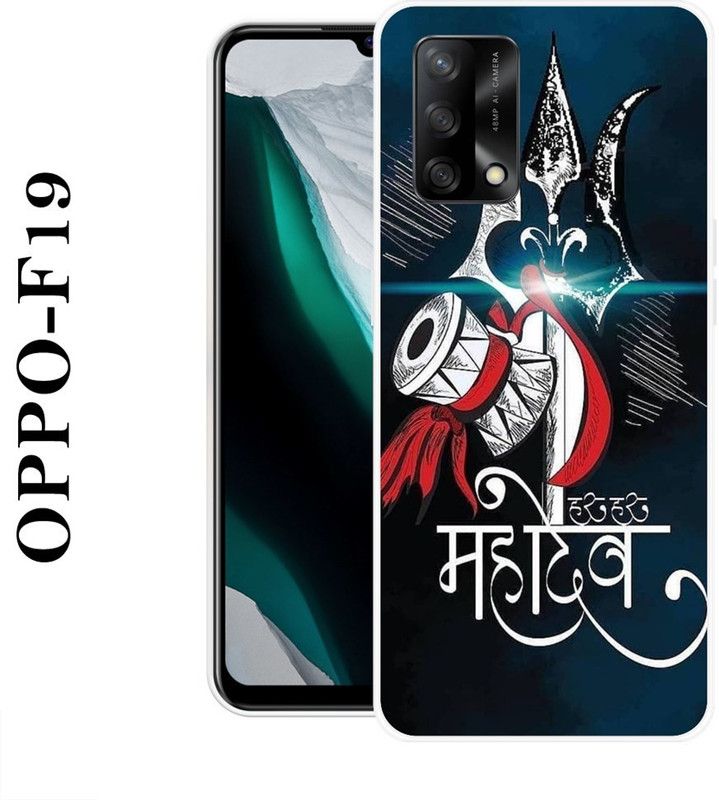 REALKING Back Cover for Oppo F19  (Multicolor, Grip Case, Silicon)