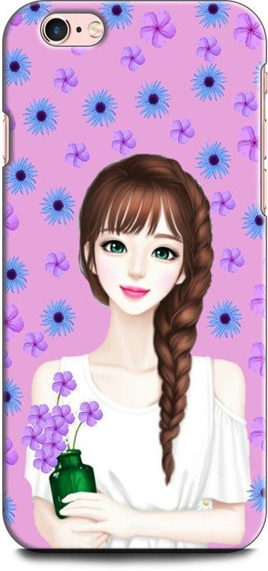KEYCENT Back Cover for APPLE iPhone 6s Plus GIRL, ANIME, PINK, LOVELY GIRL, CARTOON, CUTE GIRL, DOLL  (Multicolor, Shock Proof, Pack of: 1)
