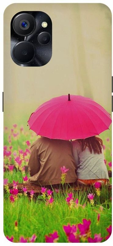 COVERJET Back Cover for REALME 9i 5G- RMX3612-CUTE- LOVELY- GIRL- BOY- COUPLES- LOVE  (Orange, Hard Case, Pack of: 1)