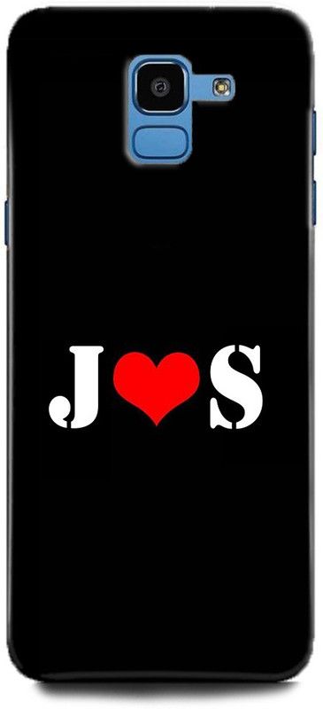 Afterglow Back Cover for SAMSUNG Galaxy J6 J S, J LOVES S, NAME, LETTER, ALPHABET, JS LOVE, HART  (Multicolor, Shock Proof, Pack of: 1)